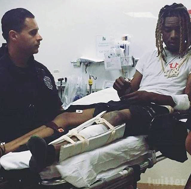 Fetty Wap hospital after motorcycle accident