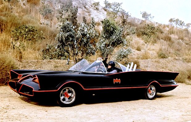 Adam West and Burt Ward's Batmobile