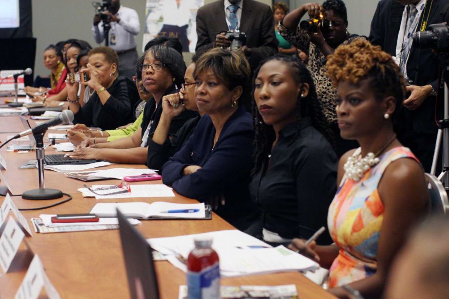 Members of the Black Women's Rountable hold a forum on the power of African American women at the polls at the Congressional Black Caucus Foundation's Annual Legislative Conference on Wednesday Sept. 16 2015 in Washington. The Black Lives Matter network