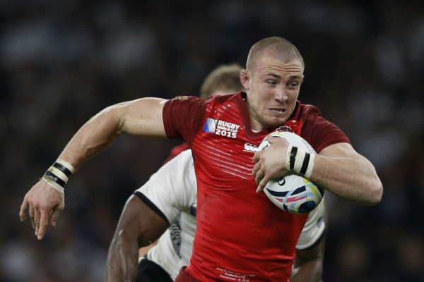 AFP  Adrian DennisEngland's fullback Mike Brown runs with the ball during a Pool A match of the 2015 Rugby World Cup between England and Fiji at Twickenham stadium in south west London