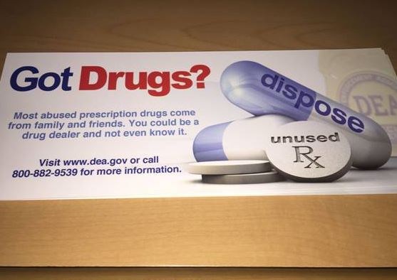 RPD to collected unwanted drugs Saturday