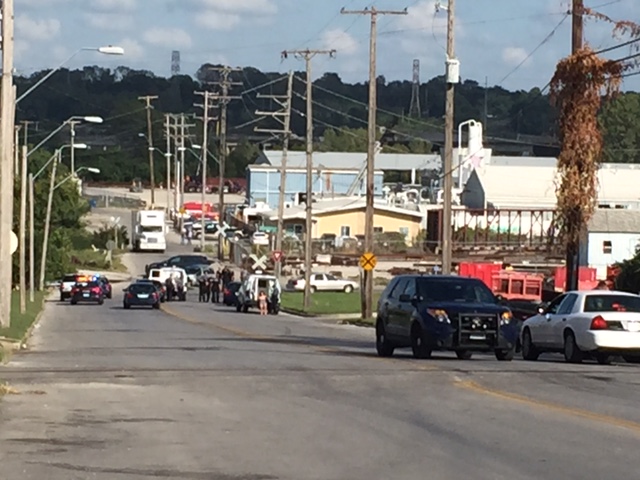 Scene near where police chase ended