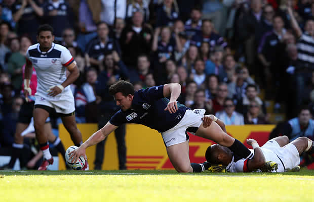 Scotland v USA: Rugby World Cup live scores