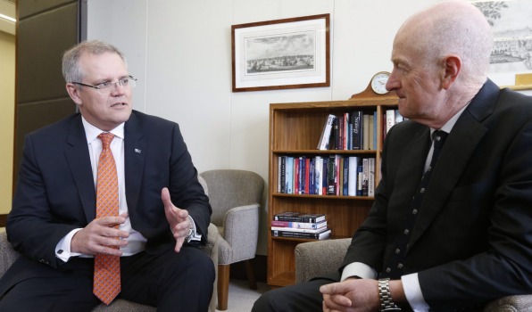 Scott Morrison meets with Reserve Bank Governor Glenn Stevens on Wednesday