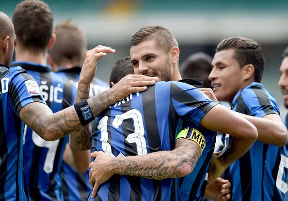 Inter Milan remained the only perfect team in Serie A with a 1-0 win at Chievo Verona on Sunday bolstering the status of Roberto Mancini's squad as a possible title contender