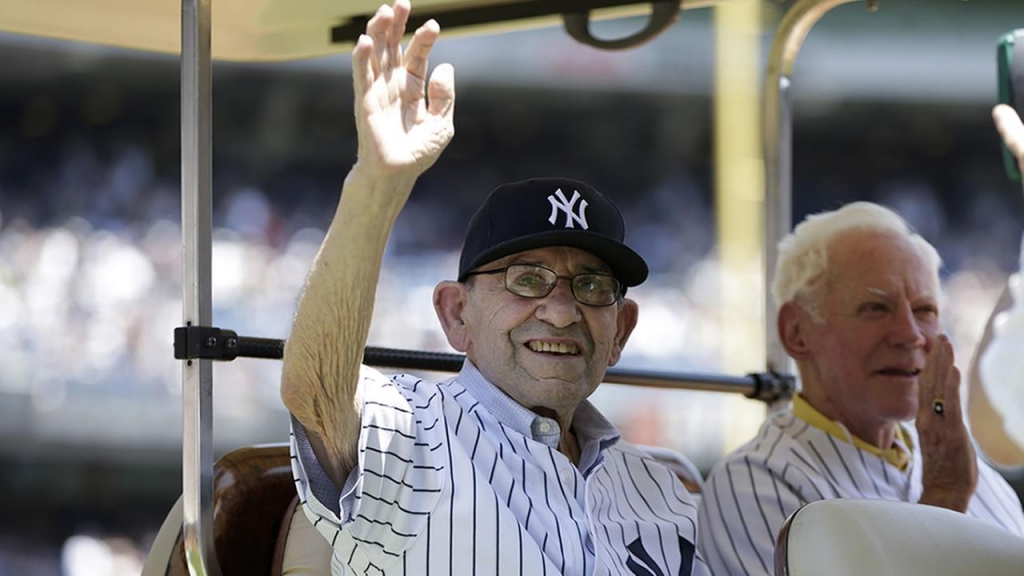 Hall of Famer catcher Yogi Berra