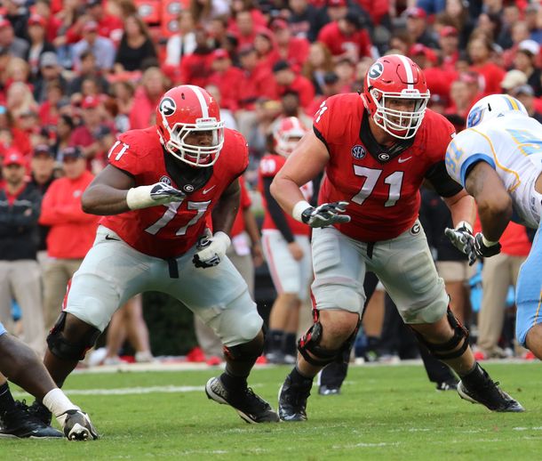 UGA O-linemen confident motivated for Bama