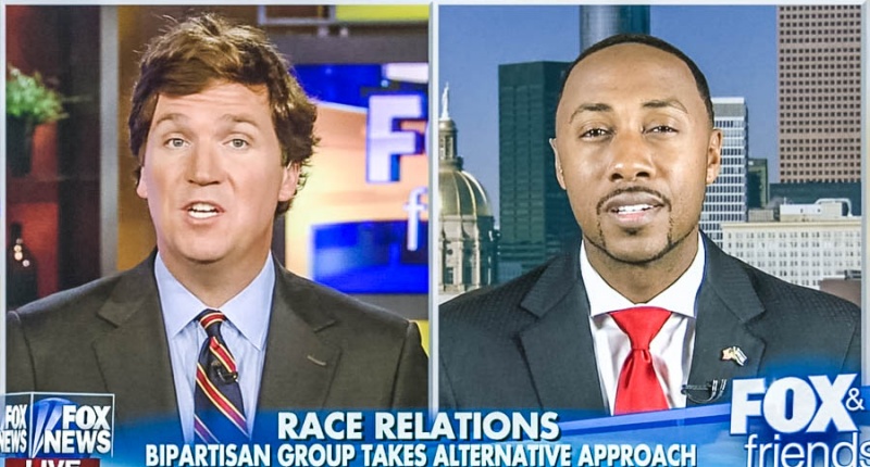 Ashley Bell speaks for Fox News host Tucker Carlson