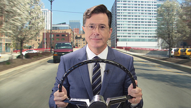 Stephen Colbert trumps Jeb Bush raffle with one of his own