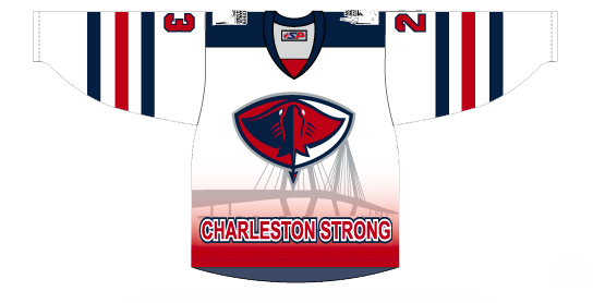 The front of the jersey that will be worn by Stingray players on Oct. 17