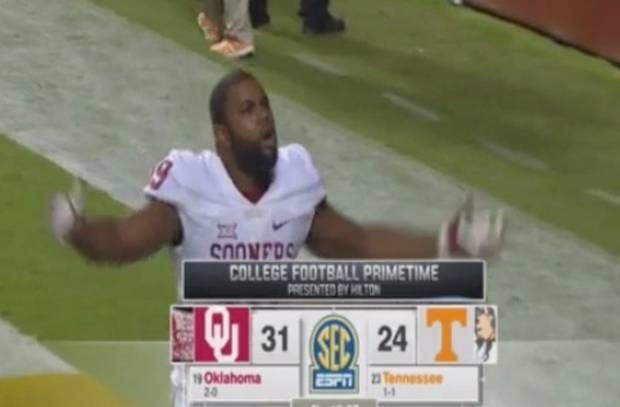 Oklahoma players leave Neyland Stadium with words and gestures for fans