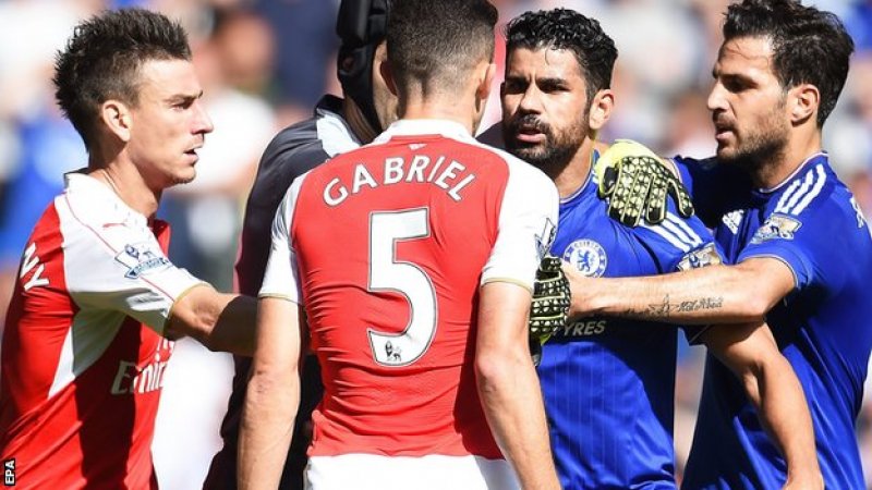 Striker Diego Costa will miss Chelsea's next three domestic games