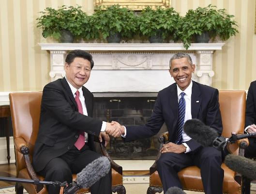 Obama hosts Xi at White House for superpower summit