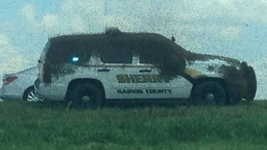 Truck hauling honeybees rolls over on Oklahoma interstate