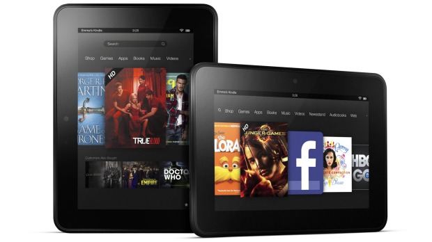 The Kindle Fire HD 6 which sells for $US114. Amazon is said to be planning a similarly-sized tablet for less than half the price