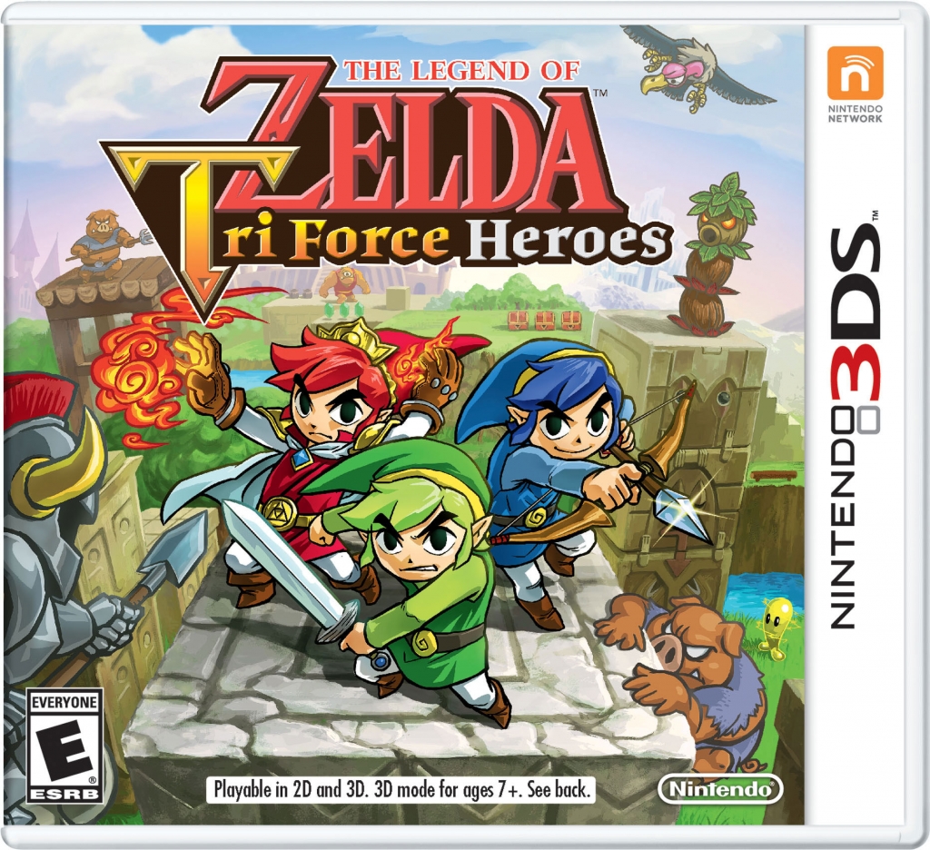 Form a legendary trio with your friends and tackle dungeons and boss battles together in The Legend of Zelda Tri Force Heroes coming to the Nintendo 3DS family of systems on Oct. 23