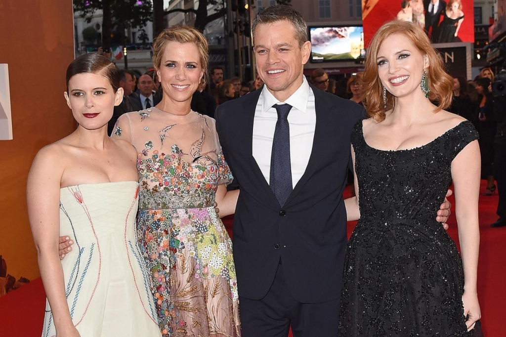 Kate Mara Kristen Wiig Matt Damon and Jessica Chastain