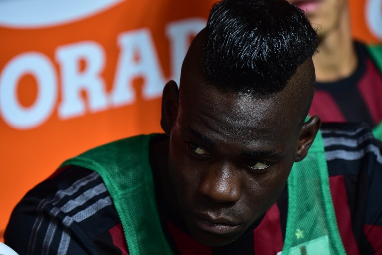 AC Milan's Manager Labels Mario Balotelli 'Overweight'