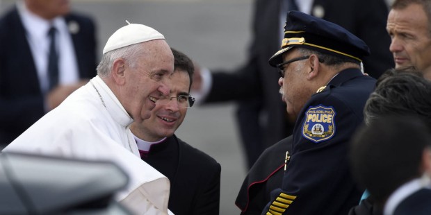 Downtown Philadelphia deserted ahead of Pope Francis' visit