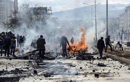 The aftermath of riots in the Kurdish city of Dersim