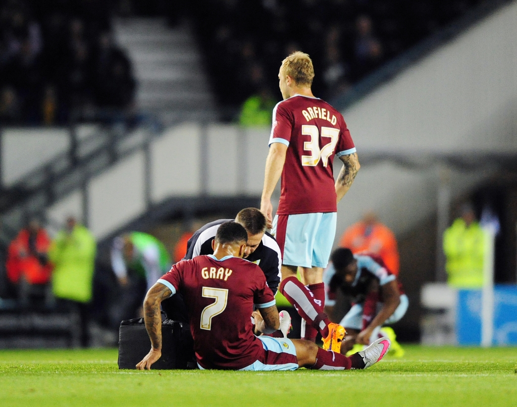 The £6m man was substituted during the first half of Monday’s 0-0 draw at Derby