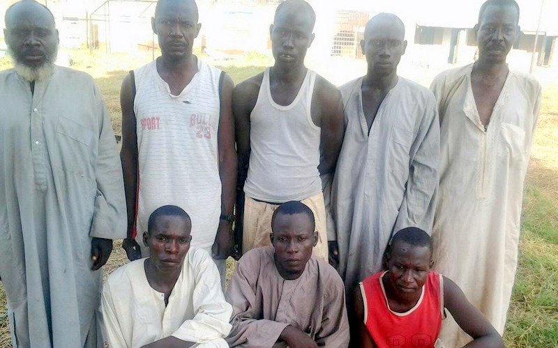 The terrorists who surrendered to Nigerian Army