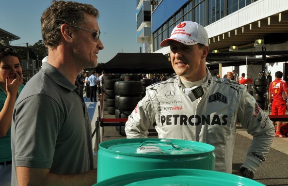 Michael Schumacher David Coulthard Interlagos 2012'4