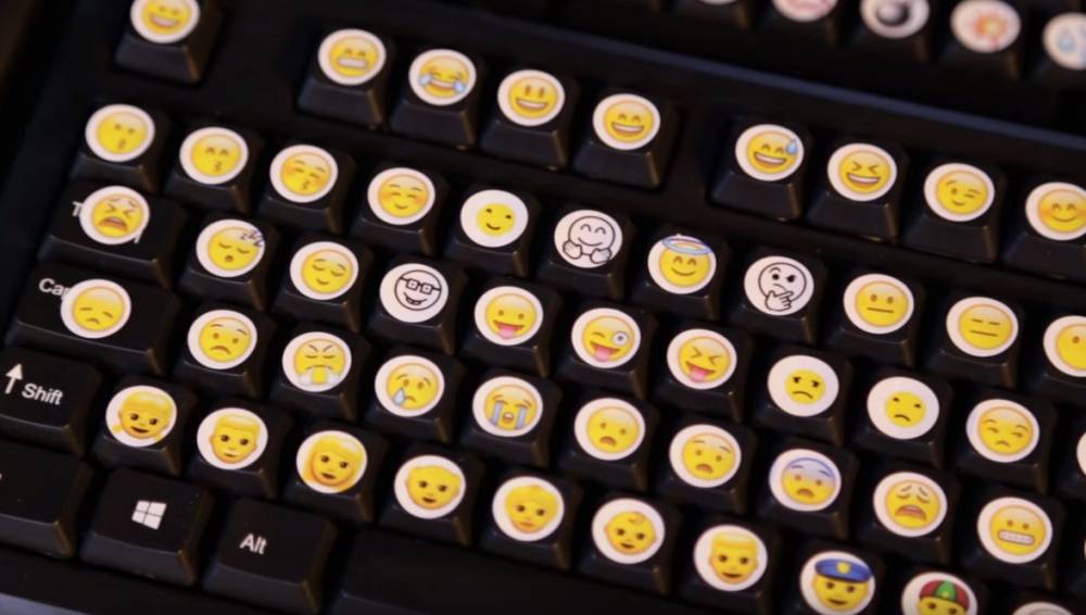 Guy creates emoji keyboard so we may never use words again