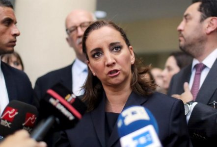 Claudia Ruiz Massieu Mexico's Minister of Foreign Affairs speaks to the media inside Dar Al Fouad Hospital where injured tourists who were mistakenly targeted in a military operation