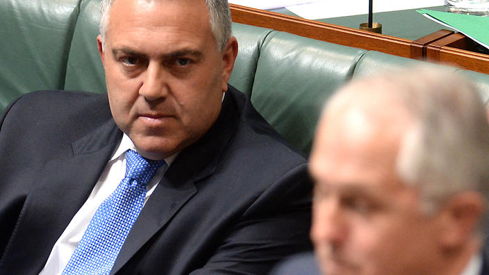 Treasurer Joe Hockey has told parliament that the 2014/15 budget deficit is smaller than forecast