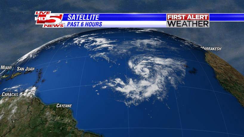 Forecasters Monitor Depression Over Eastern Atlantic