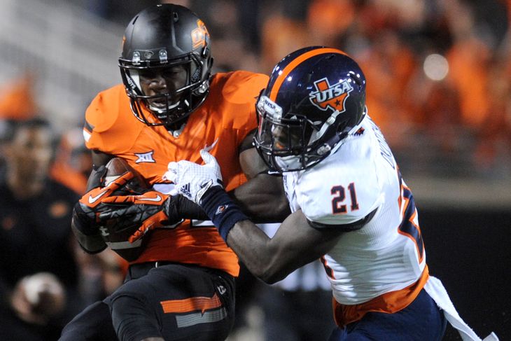 UTSA cornerback Bennett Okotcha will seek to avenge a disappointing performance against Oklahoma State in 2014- Mark D. Smith-USA TODAY Sports