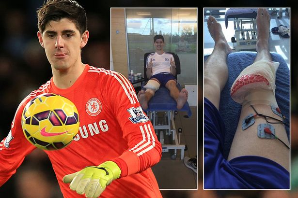 Update Courtois says all is well with his injury