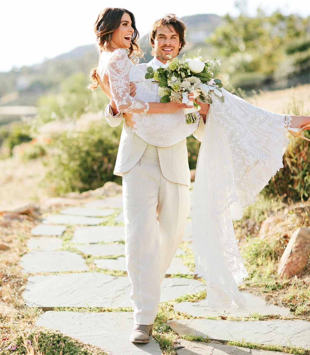 Nikki Reed and Ian Somerhalder