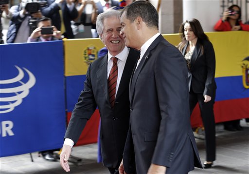 Rafael Correa Tabare Vazquez