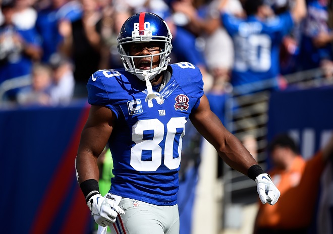 Giants wide receiver Victor Cruz