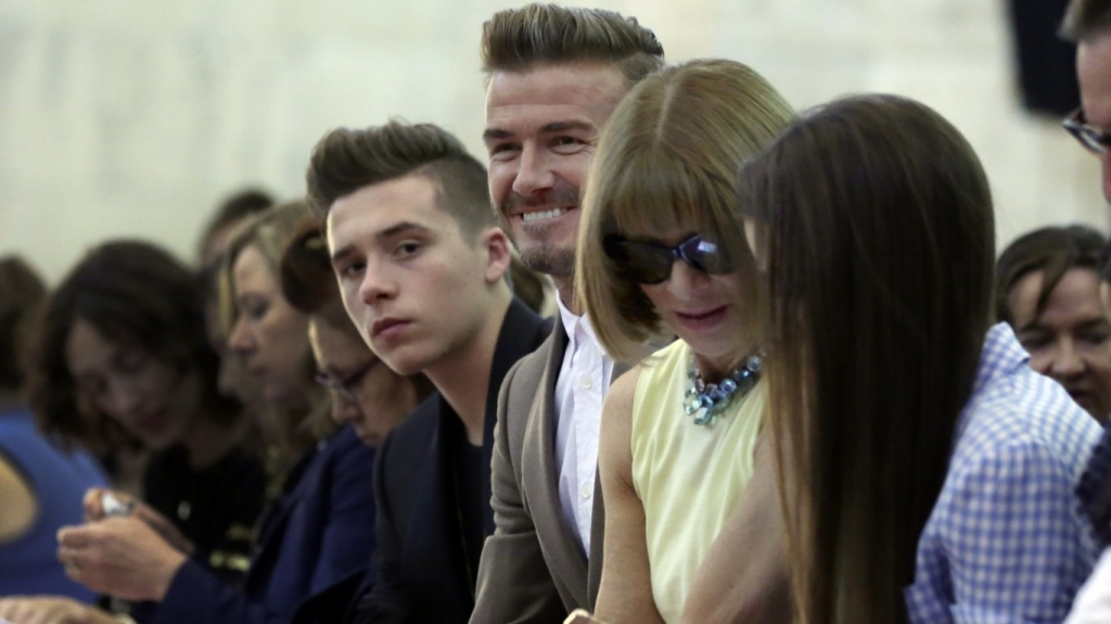 Victoria Beckham has family support at New York Fashion Week