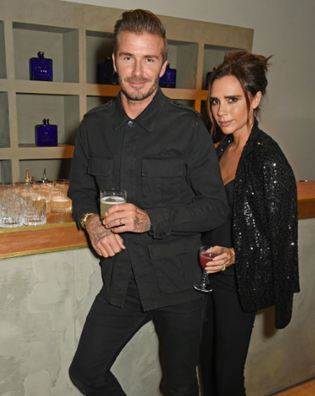 Victoria Beckham has ignored her wet patch incident with a series of behind-the-scene snaps from her LFW party