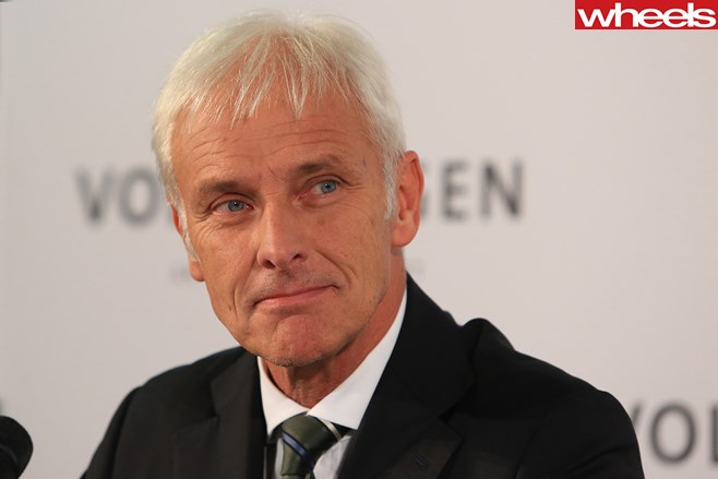 New Volkswagen CEO Matthias Muller