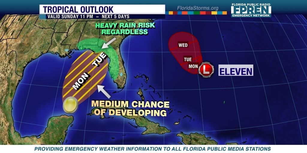 Caribbean disturbance shows tropical shift underway