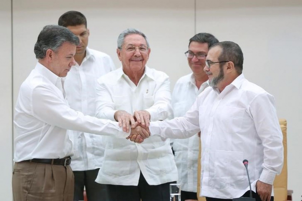 White House hopeful Colombia's peace negotiations will be successful