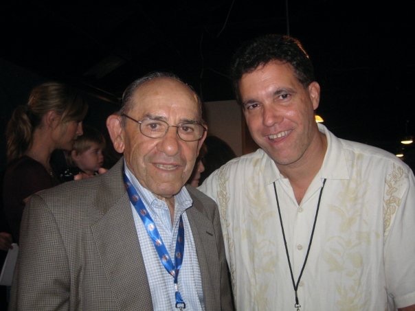 Yogi Berra and a Palm Beach Post writer in 2006