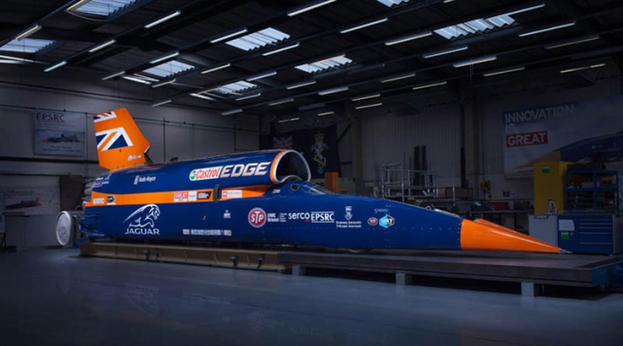 1000mph Bloodhound SSC goes on show ahead of record attempt