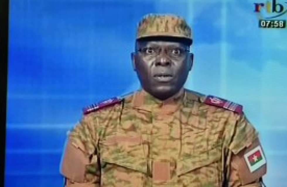 Burkina Faso military says takes power dissolves govt