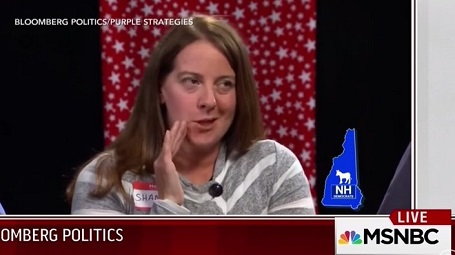 A Democratic member of a New Hampshire political focus group seemed reluctant to say what she really thought of Hillary Clinton on national television