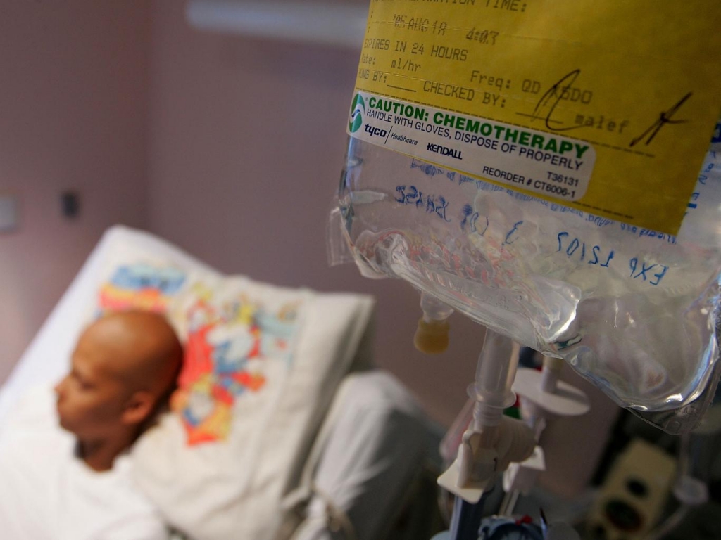 A cancer patient receives chemotherapy Justin Sullivan  Getty Images