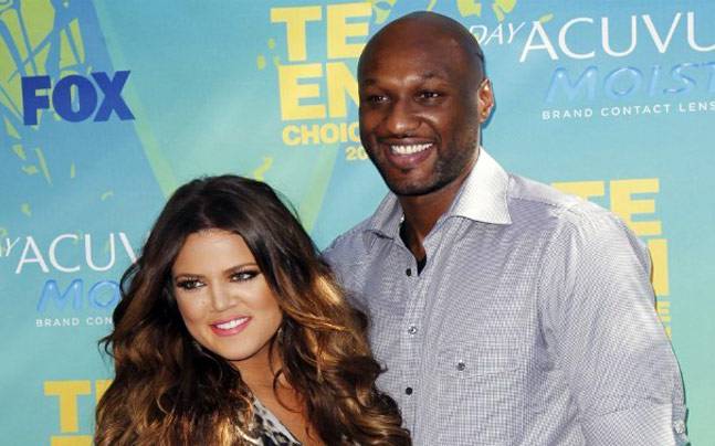 Lamar Odom and Khloe Kardashian