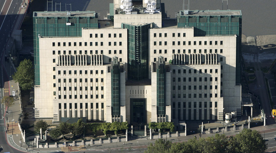 A general view of the MI6 headquarters in London