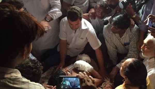 People are dying I will come again Rahul Gandhi on visiting Dalit family