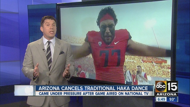 ABC15's Tom Zenner says the throat slash gesture during UA's haka dance is out of bounds                      KNXV